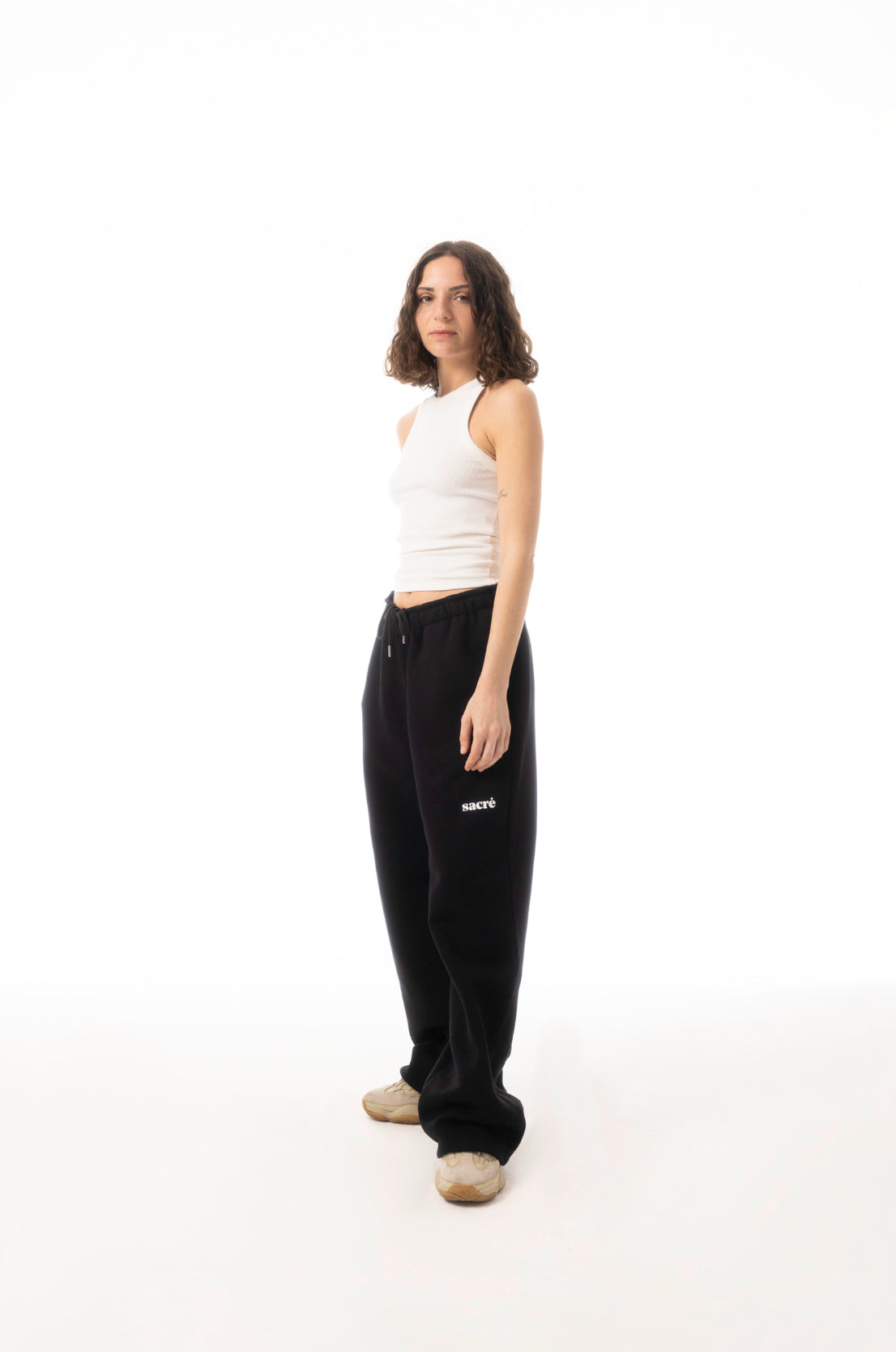 Solid Black Sweat Pants