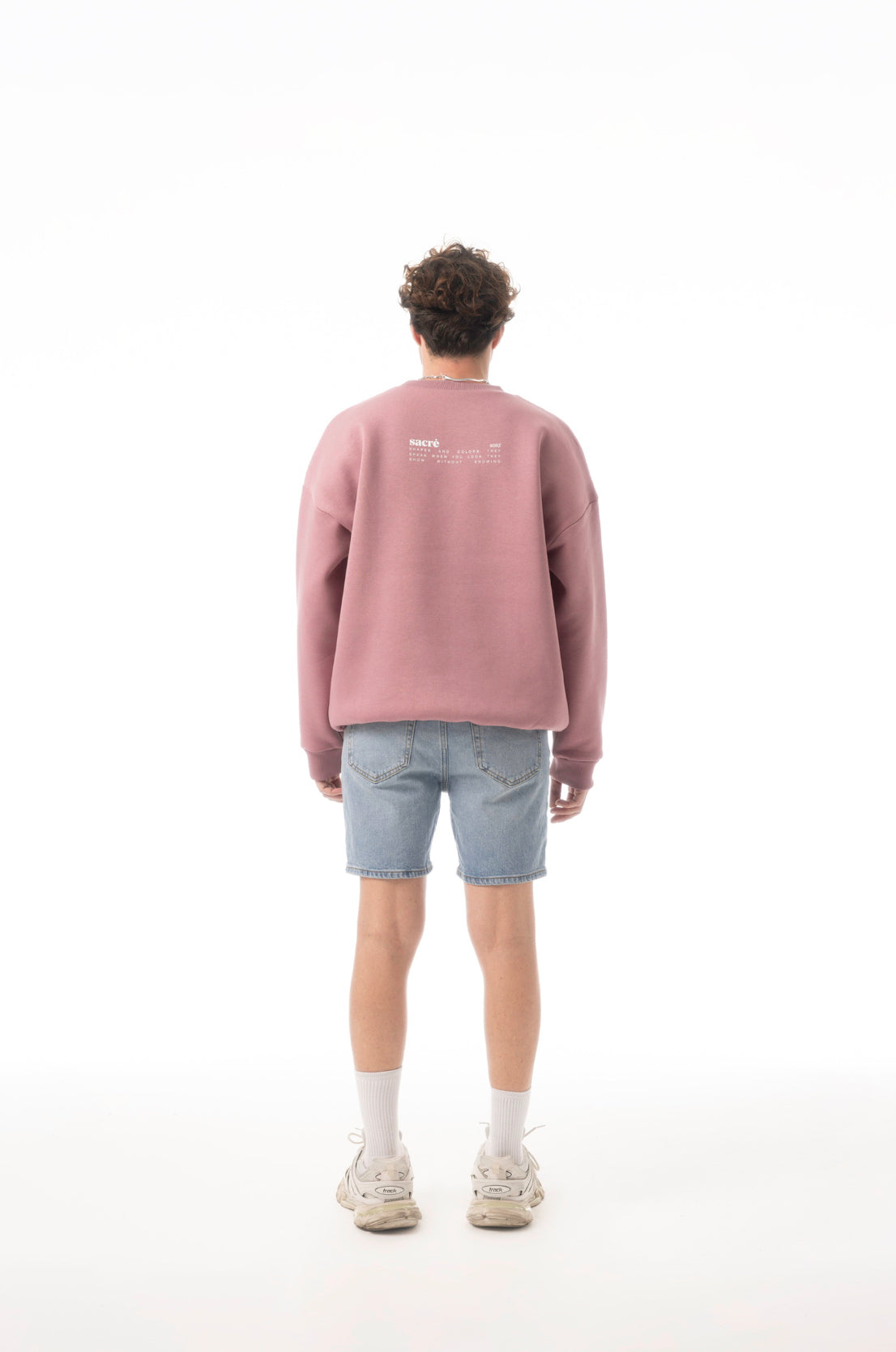 Solid Purple Stone Sweatshirt