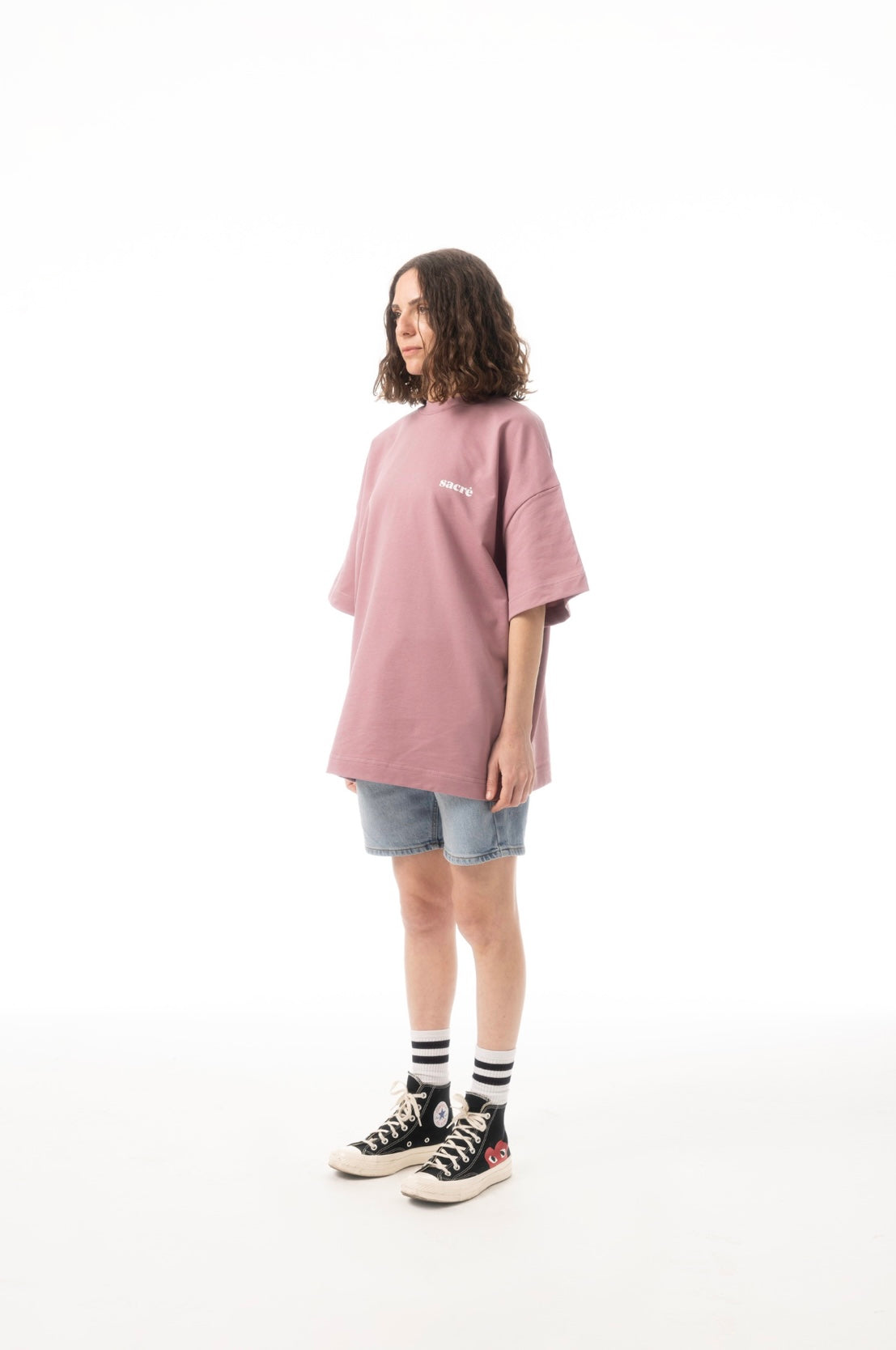 Solid Purple Stone T-shirt