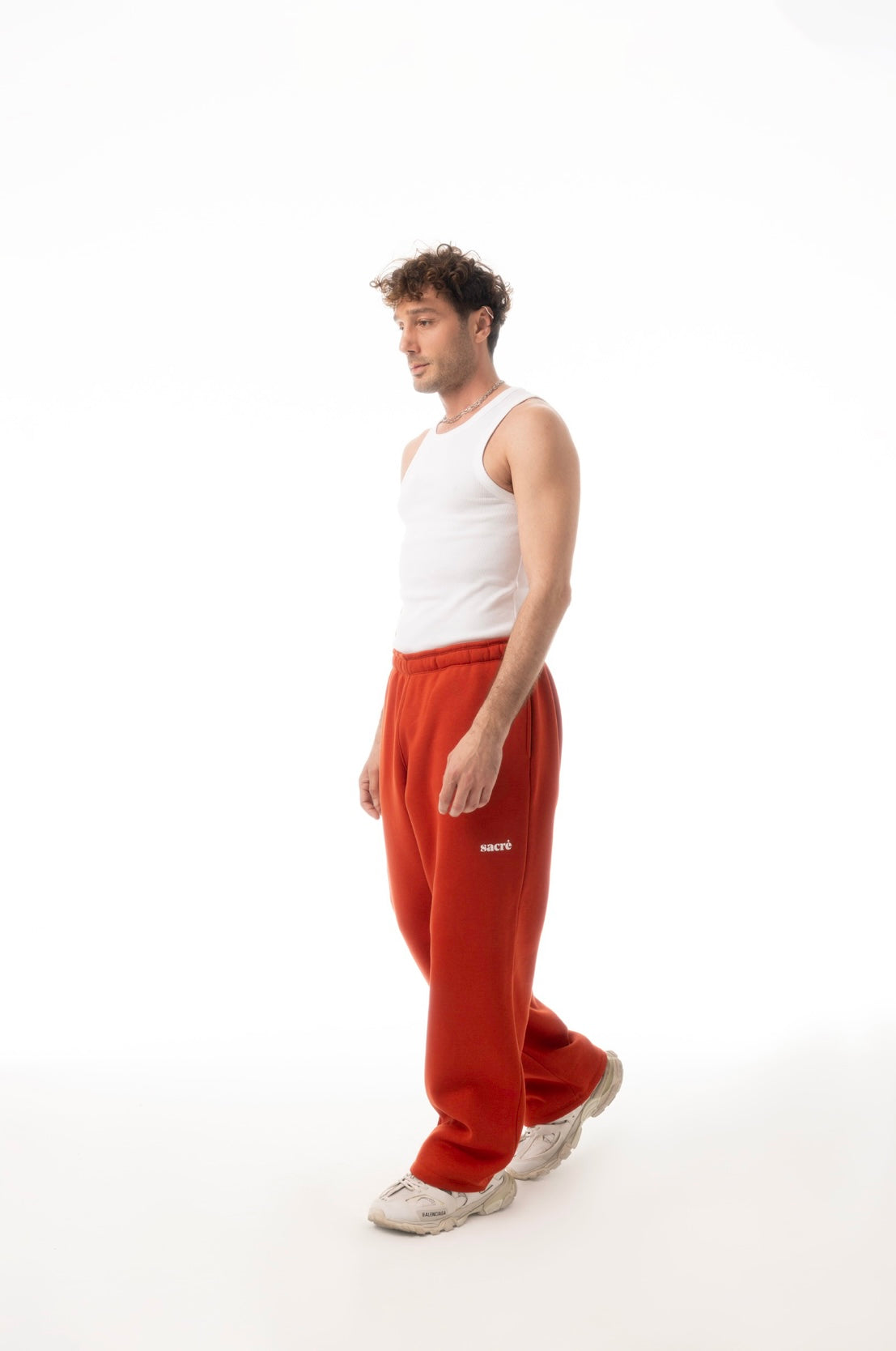 Solid Chili Sweat Pants