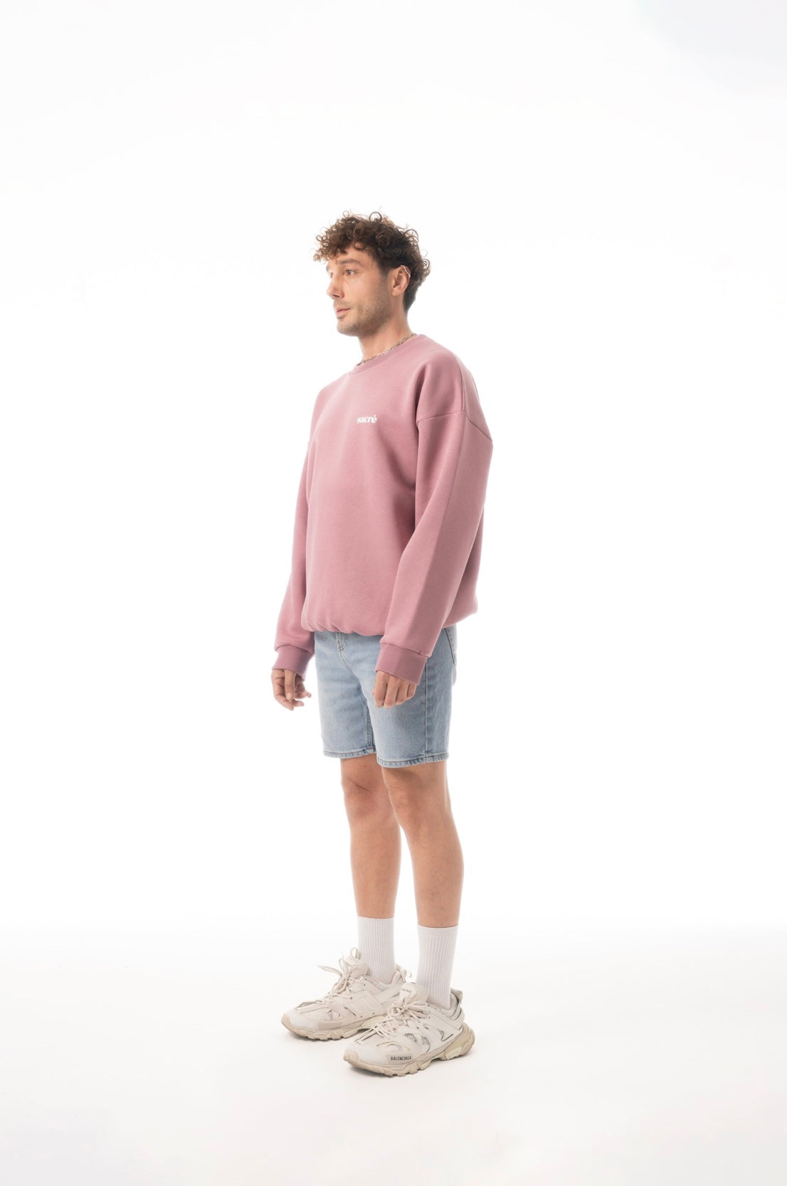 Solid Purple Stone Sweatshirt