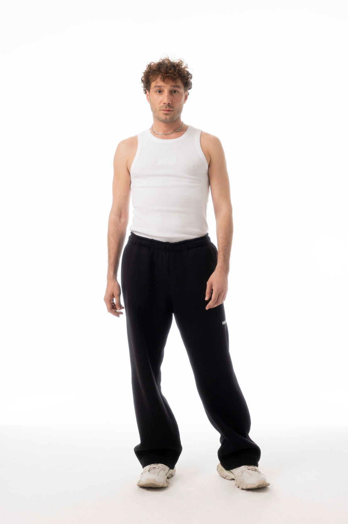 Solid Black Sweat Pants