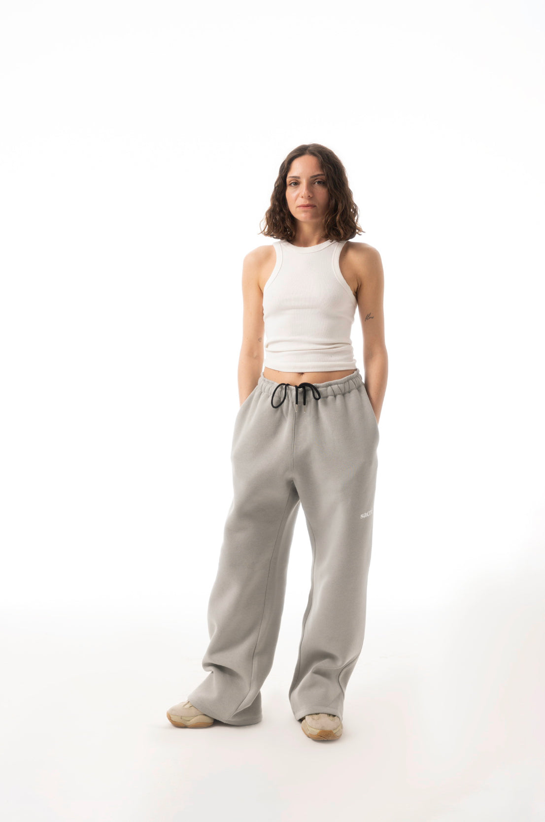 Solid Stone Sweat Pants