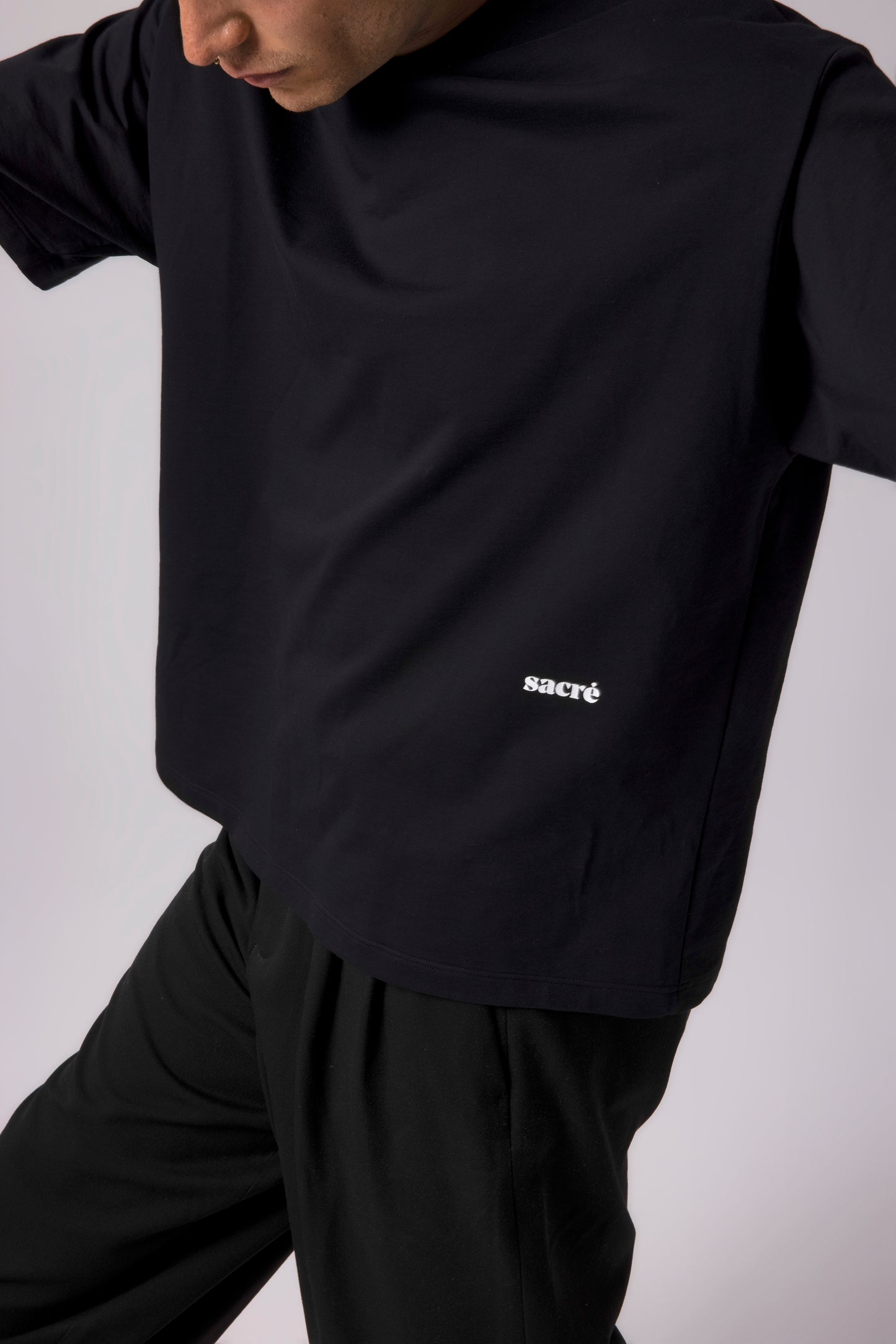 Sun People Tee Black