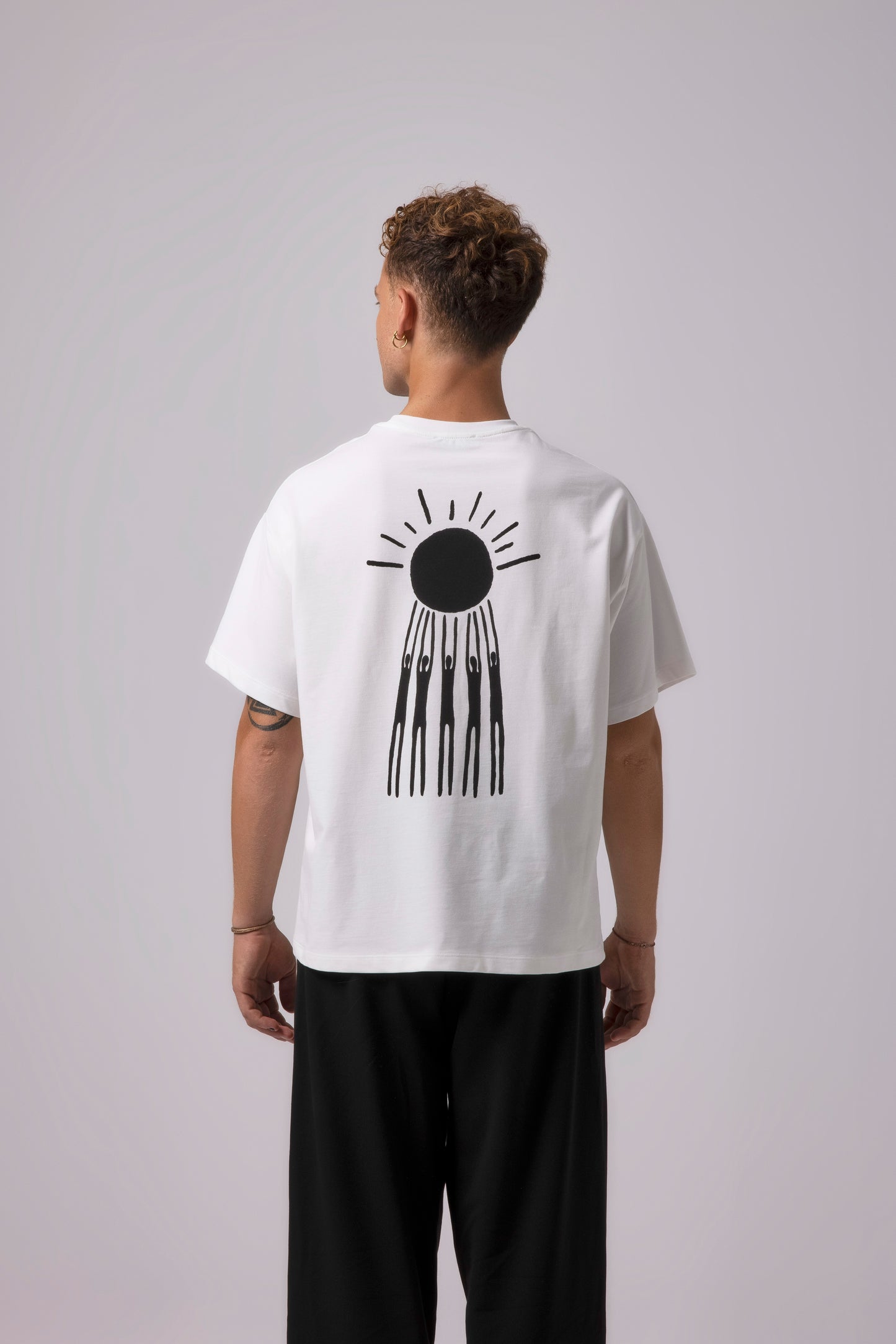 Sun People Tee Off White