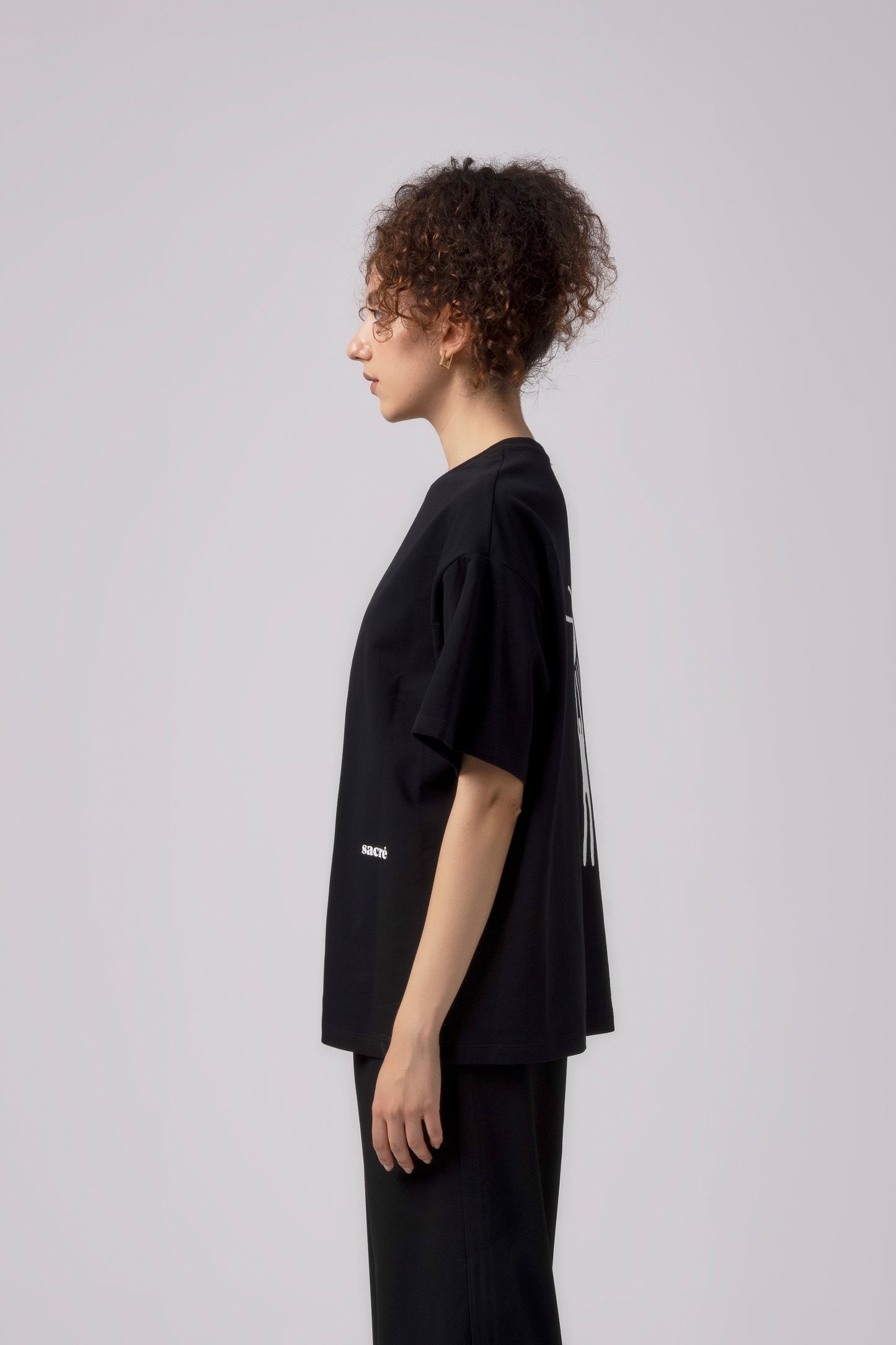 Sun People Tee Black